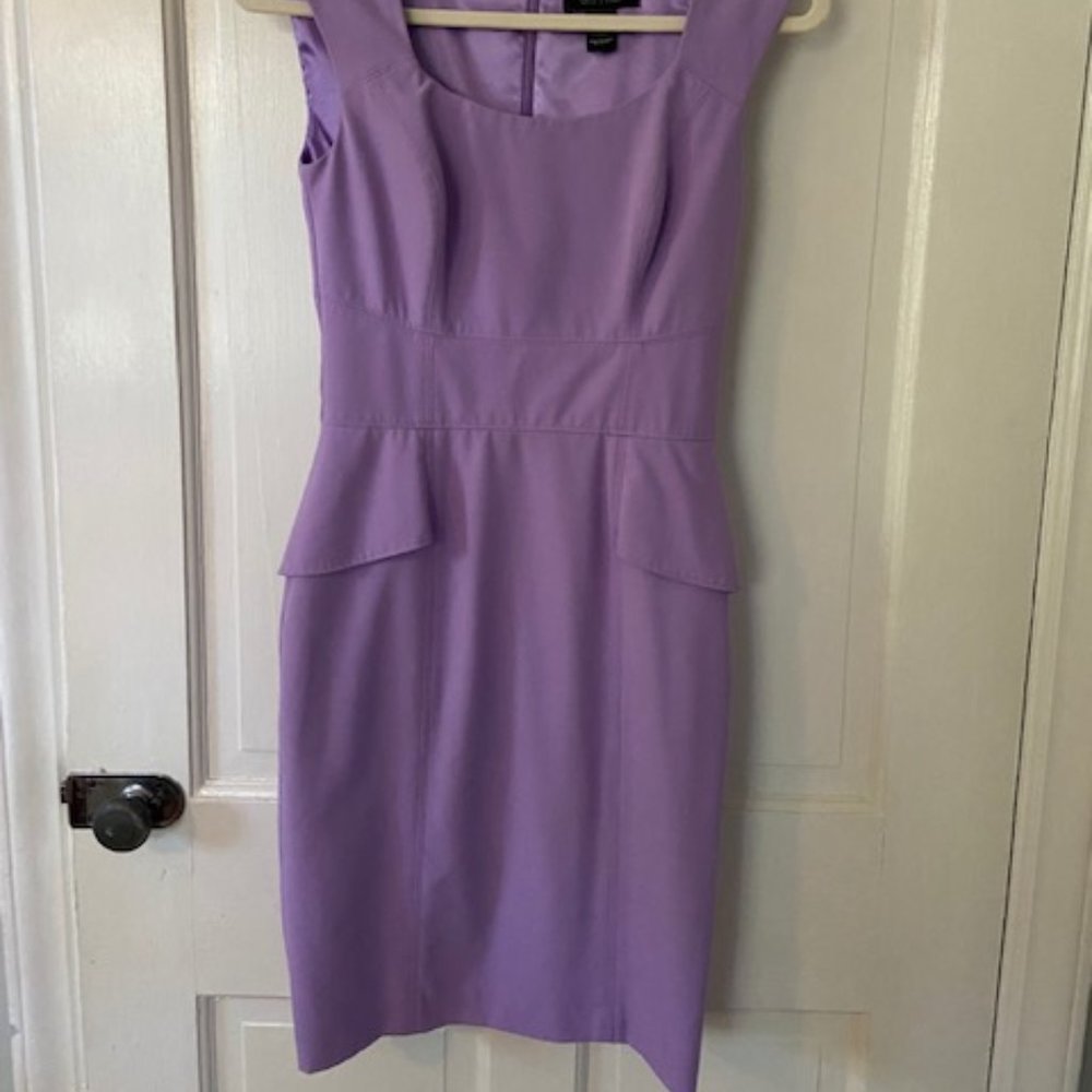 White House Black Market Lavender Dress Size: 00